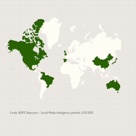 Jogos Olímpicos no Rio de Janeiro somaram mais de 155 mil menções nas redes sociais ontem