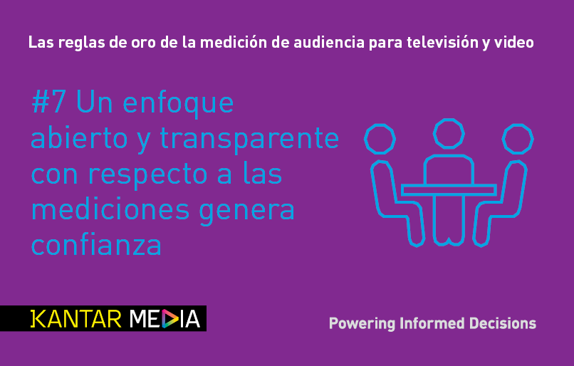 #7 Un enfoque abierto y transparente con respecto a las mediciones genera confianza