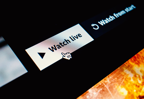 Web page watch live button