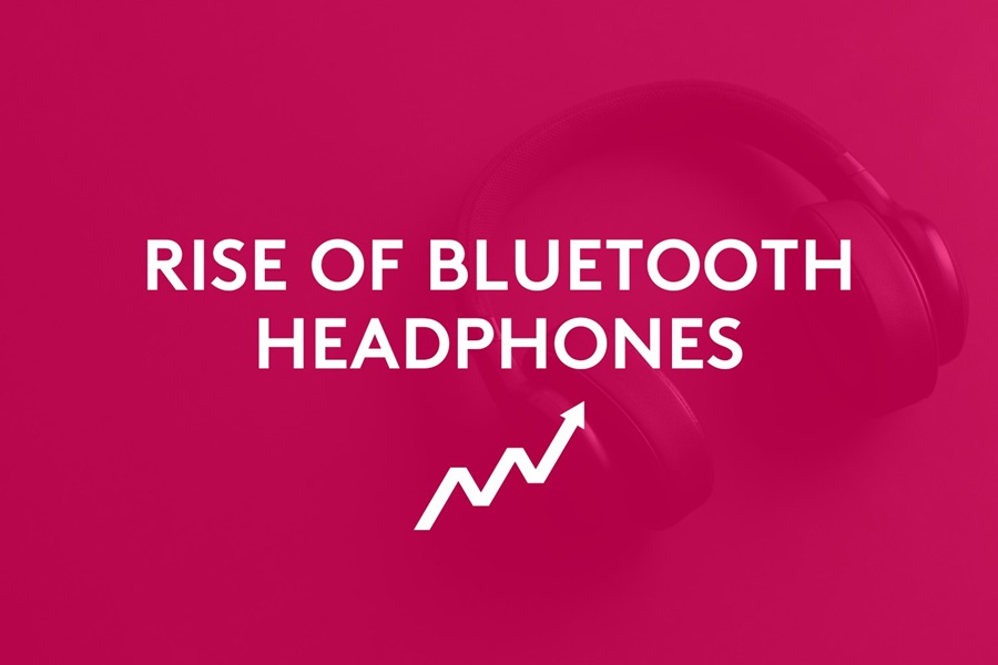 Penetration of Bluetooth headphones has jumped considerably in recent years