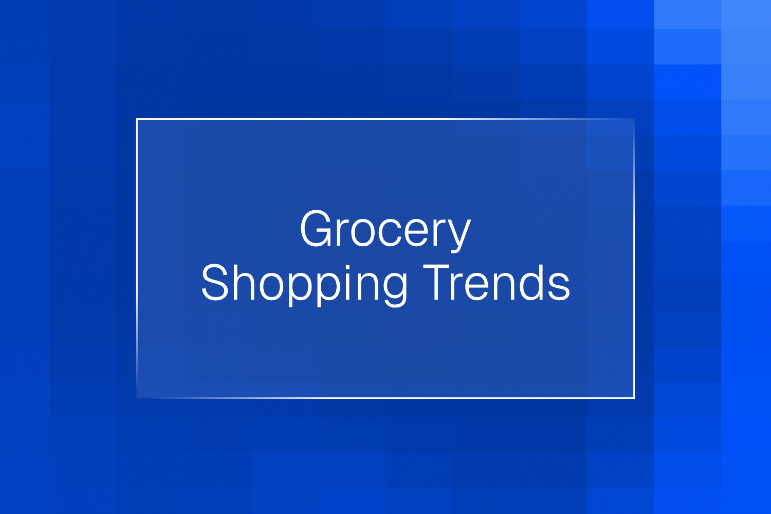 Trends in how Britain shops for groceries