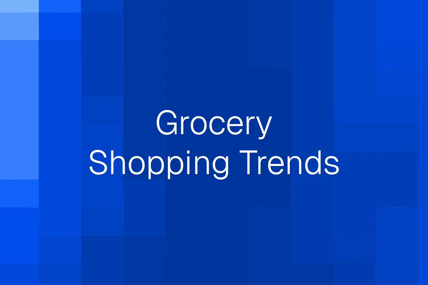 Trends in how Britain shops for groceries